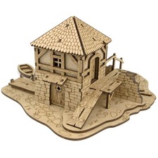 Watermill D D Terrain Buildings, DND Accessories for Dungeons  Dragons, Path...