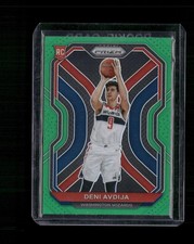 2020-21 Panini Prizm #290 Deni Avdija Green Prizms