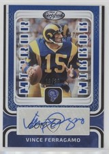 2024 Certified Mirror Signatures Blue 14/30 Vince Ferragamo #MS-VF Auto 1dm4