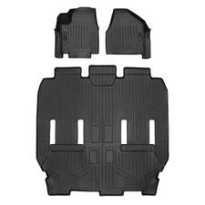 Smartliner Floor 3 Row Liner Set Black Fits 2017-21 Chrysler Pacifica