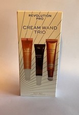 Revolution Pro Cream Face Wand Trio Hydra Bright Goddess Glow Dark