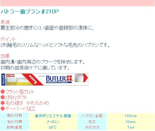 Sunstar Butler Toothbrush 12 pieces (#210P)