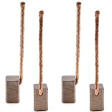 4 Pcs  Carbon Brush 6x6x10mm For Blower Motor...