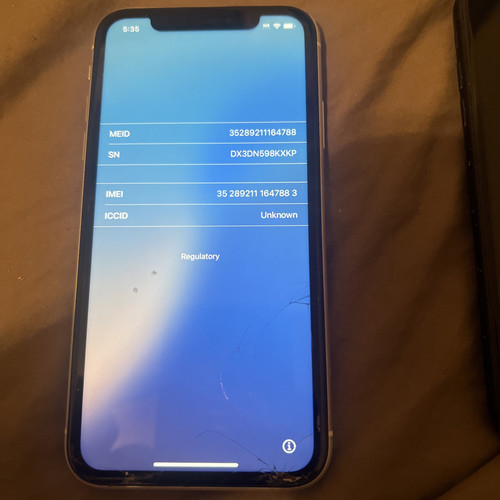 iPhone XR for parts, only not working and cracked front screen - Picture 2 of 4