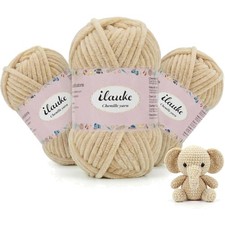 Chenille Garn Wolle Häkeln Baby Decken Pullover Strickhandarbeit