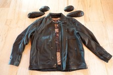 Triumph Lederjacke XXXL Schwarz MCQ Desert Racer JKT