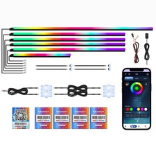 Dreamcolor Acrylic Car Ambient Lighting Kit 14 in 1 Interior Car Strip Lights...