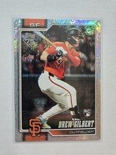 2026 Topps Series 1 Drew Gilbert #155 Rookie Sand Glitter Foil Giants AA71