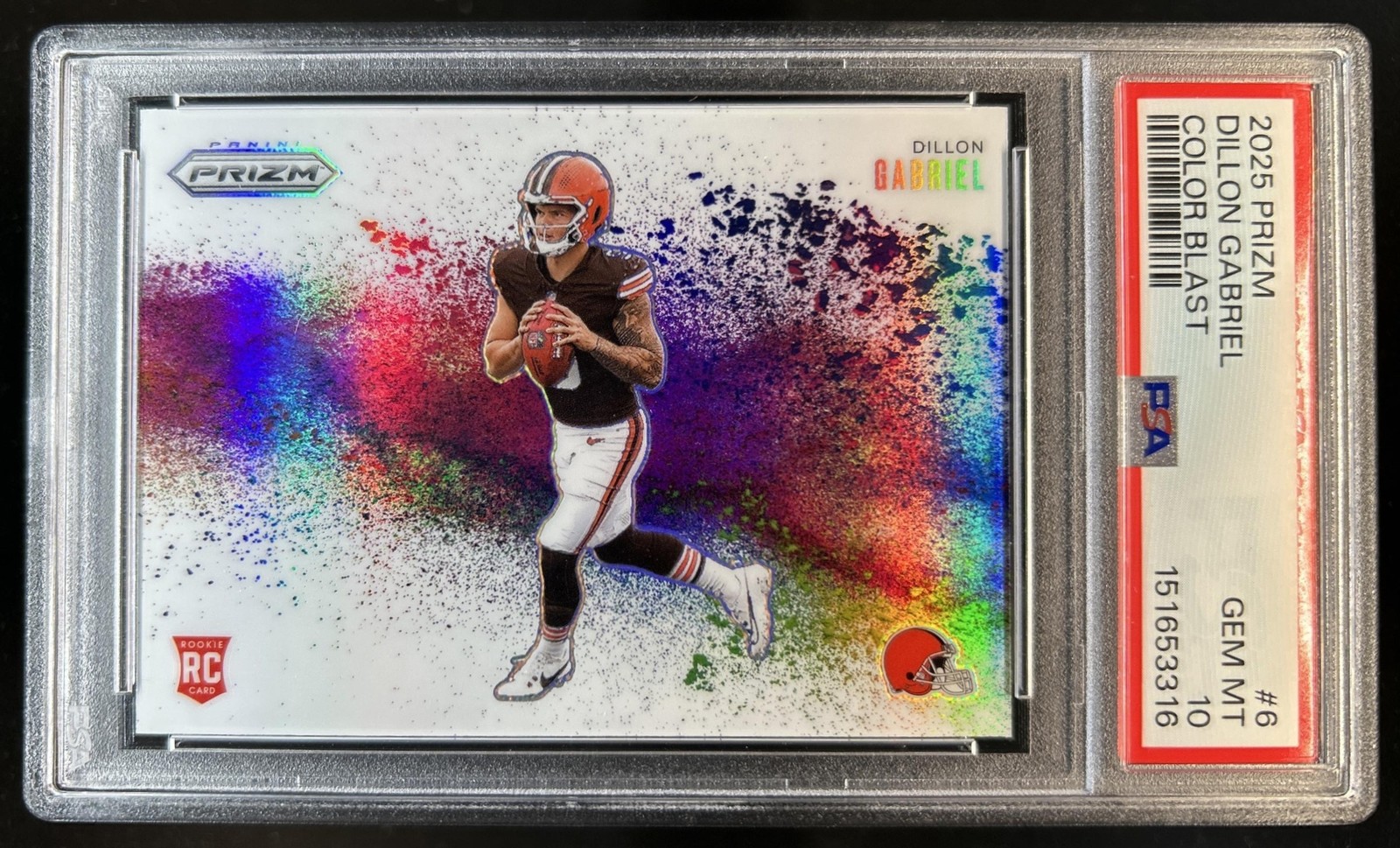 Dillon Gabriel Panini Prizm Color Blast #6 Base
