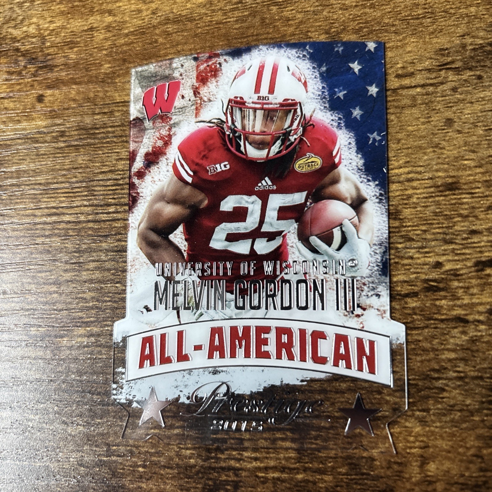 Melvin Gordon Panini Prestige All-American Die-Cut #3 Base