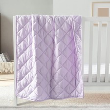 FLXXIE Machine Washable Microfiber Down 39x47 Inch Pack of 1 , Light Purple