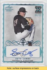 2020 Leaf Trinity Auto Platinum 44/50 Seth Corry #A-SC1 Auto READ 0sd7