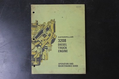 Caterpillar 3208 Diesel Truck Engine Operation Maintenance Guide Manual
