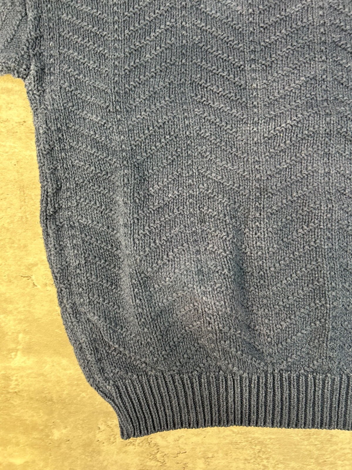 Vintage Zig Zag Striped Solid Print Pullover Knit… - image 6