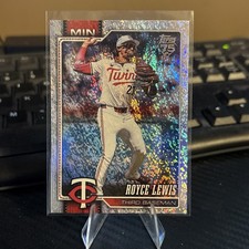 Royce Lewis Holo Foil 2026 Topps Series 1 Baseball Card #115 Minnesota Twins