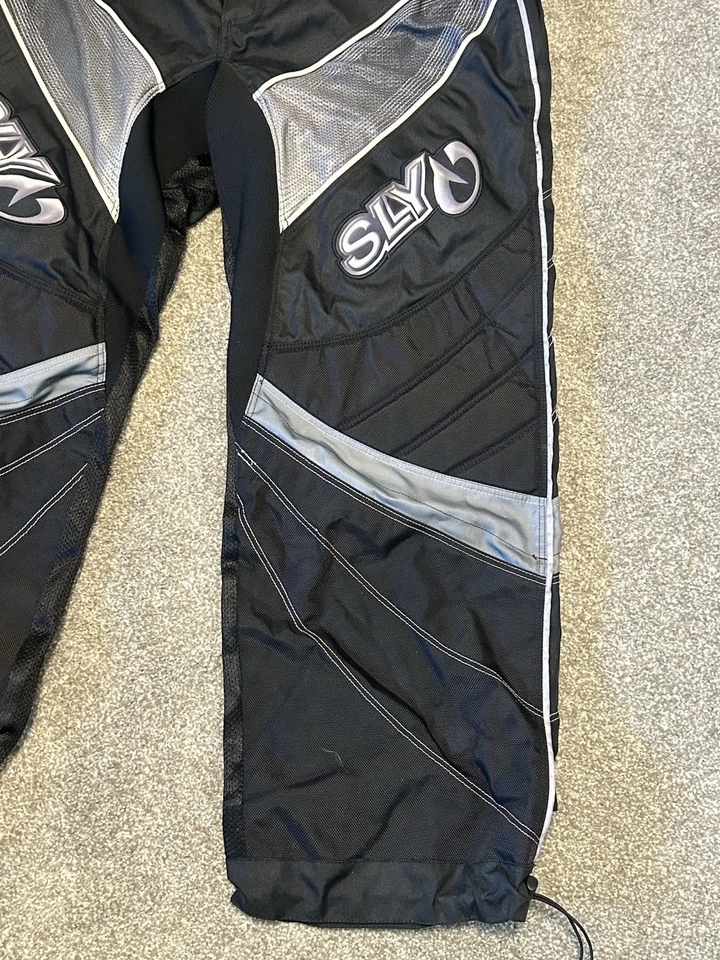 Pantalones de paintball acolchados Sly 2011 negros grises S11 Pro Merc talla XL Foto 4 de 4