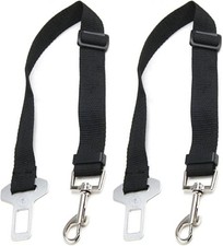 Car Dog Leash - Best Dog Seat Belt 2 Pack Car Harness Attachment for Dogs - Ad