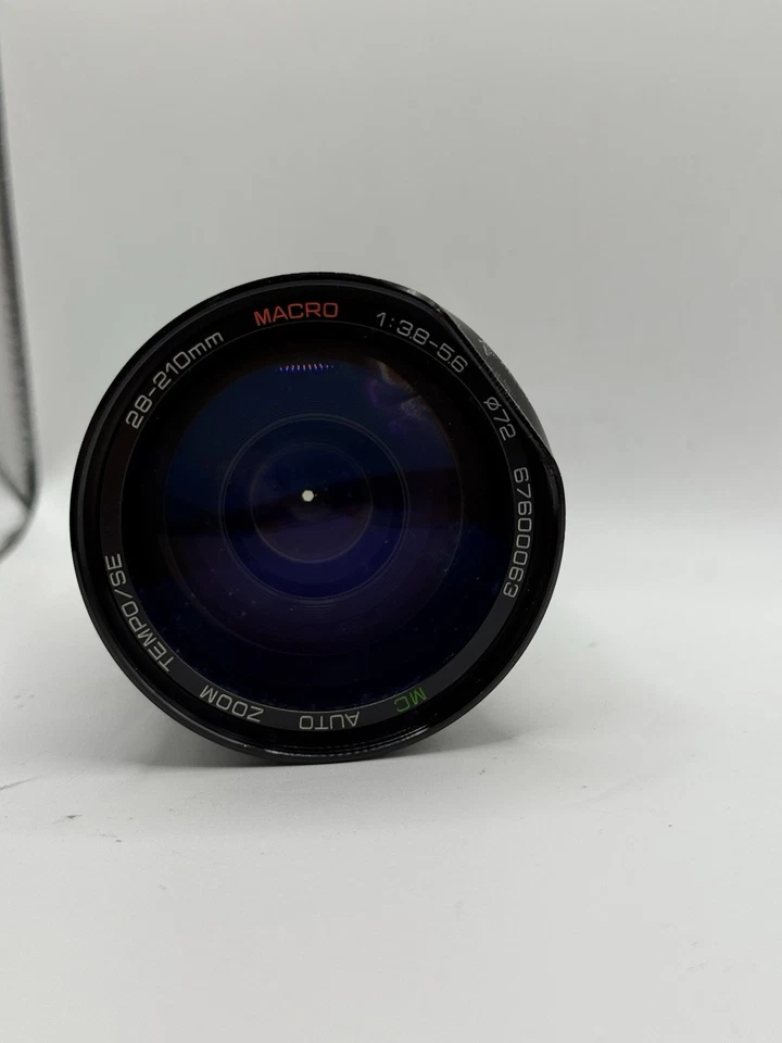 tested tempo-se 28-210mm f/3.8-5.6 mc auto zoom macro lens bent ring ✔️✔️ - Image 2 of 4