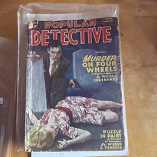 Popular Detective Magazine July English Crime Detective Murder On Four Wheels Popular Detective Magazine July English Crime Detective Murder On Four Wheels