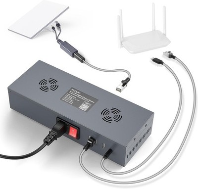 QUIDDITY Star Link Mini Poe Kit: 180W Gigabit Ethernet Surge & ESD Protection