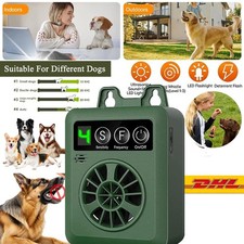 Ultraschall Hundevertreiber Anti-Bell Ger&auml;t Abschreckung Trainer Wiederaufladbar