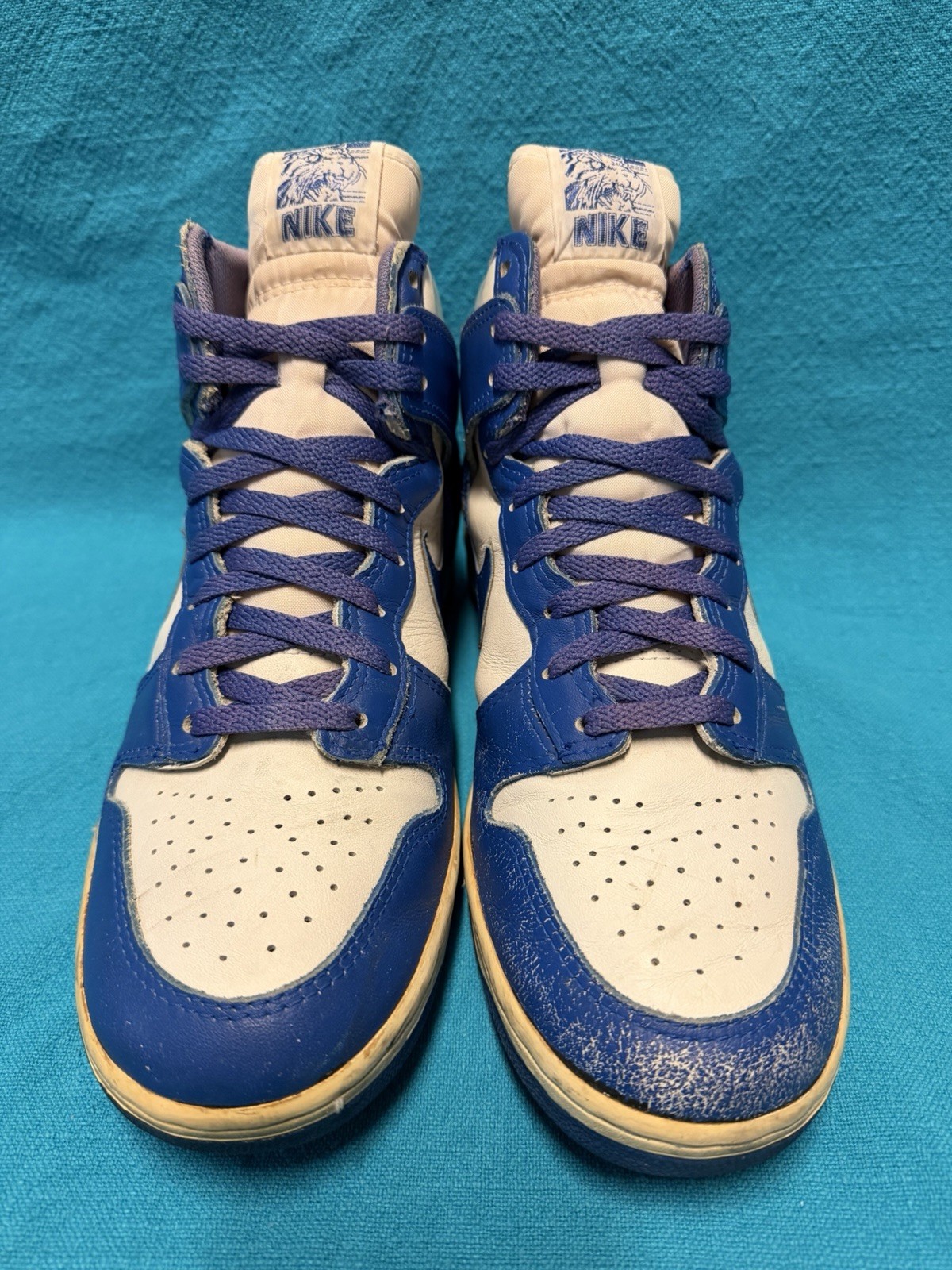 VTG 1985 Nike Dunk High Kentucky Wildcats Size 9.5 BTTYS OG 80's Rare Korea image 5