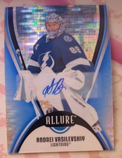 Andrei Vasilevskiy Blue Line Auto 18/35 76 Upper Deck Allure 2025-26