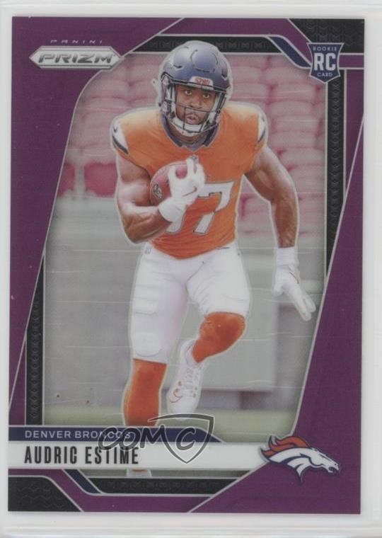 2024 Panini Prizm Rookies Purple Prizm 34/125 Audric Estime #306 Rookie RC 1k4m