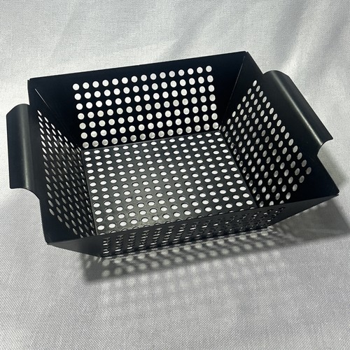 Vegetable Grill Basket - Nonstick Coating Barbecue Wok Pan Tray for Grilling