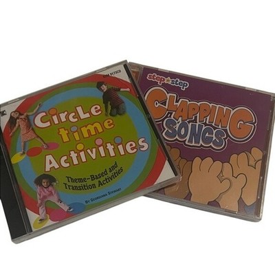 Pre-school Circle Time and Clapping Songs Variety Educational Set of Two CDs NEW