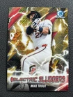 2026 Bowman Chrome Electric Sluggers Mike Trout Gold Refractor /50 Card #ES-25