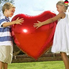 Herz Folienballon Rot XXL Helium Luftballon, Romantisch Deko, Riesen Dekoration