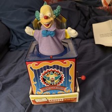 THE SIMPSONS KRUSTY The Clown Jack in The Musical Rocker Box 15cm USA 2002