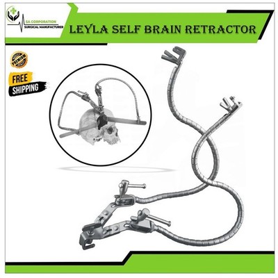 Leyla Self Retractor Brain Retractor Two Arms Set Orthopedic Surgical Instrument