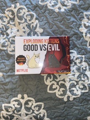 Exploding Kittens: Good Vs. Evil Card Game Party game (NEW SEALED)