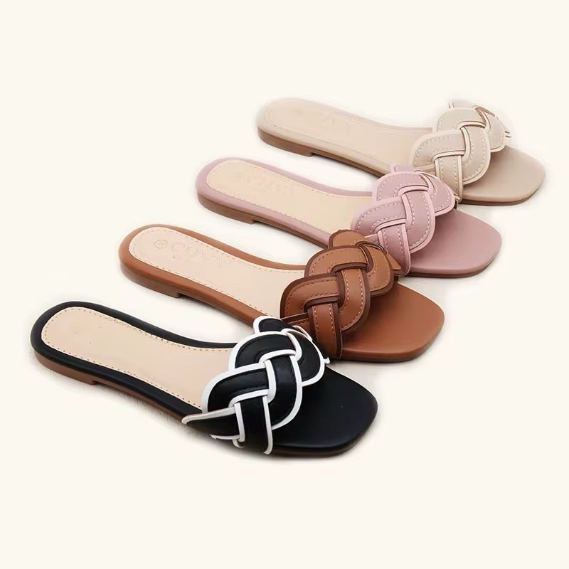 Sandalias planas para mujer sandalias cruzadas Talla 8