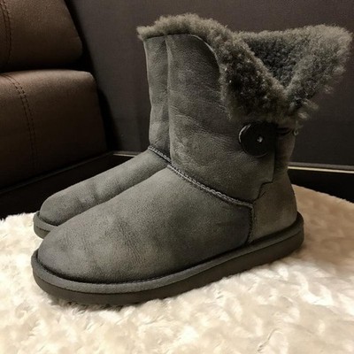 Women UGG Boots Grey 37 #O0BR
