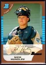 2005 Bowman Draft Gold #BDP90 Nick Hundley 1st Bowman H2