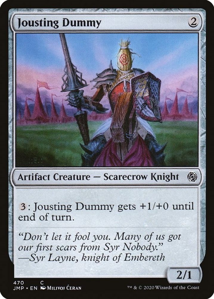 2020 Magic: The Gathering: Jumpstart - Jousting Dummy (#470, C, Near Mint)