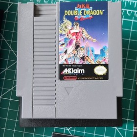 Manual y p&oacute;ster Acclaim Double Dragon II: The Revenge Nintendo NES 1989 NTSC-U/C