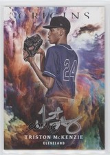 2021 Panini Chronicles Origins Signatures Silver Ink Triston McKenzie Auto 0ce9