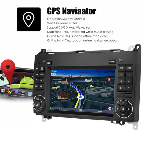 7" For Mercedes Benz Vito W447 Android12 WIFI GPS Radio CarPlay +Backup camera - Afbeelding 9 van 24