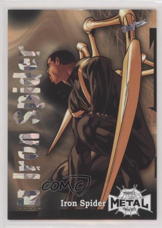 2022 Marvel Metal Universe Spider-Man Z-Force Amazing Rave /62 Iron Spider 0gn4