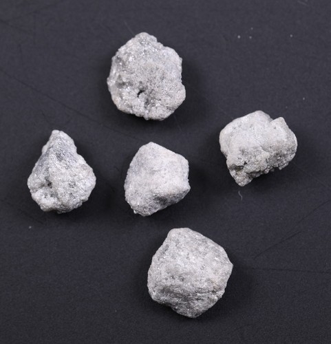Lote de diamantes naturales sin cortar - Lote de diamantes en bruto sueltos color gris claro de 8,19 quilates - Imagen 4 de 9
