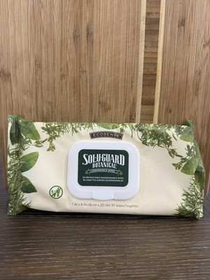 Melaleuca - Ecosense Sol-U-Guard Botanical Wipes Resealable 30ct - New Soluguard