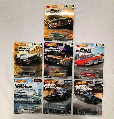 Lot of 7 Hot Wheels FAST & FURIOUS Full Force Motor City Muscle Diecast Cars NIP