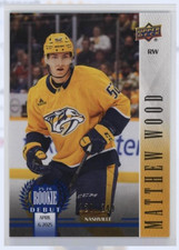  2025-26 UD Rookie Debut Matthew Wood Rookie Blue Parallel/249 ** E Pack Only**