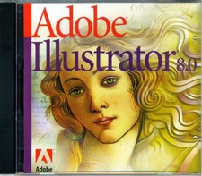 Adobe Illustrator 8 Windows deutsch Vollversion MWST Retail kein Bundel