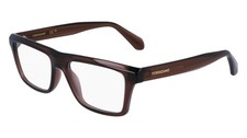 New FERRAGAMO SF-2988 232 Crystal Brown Eyeglasses 54/17/145
