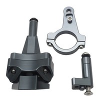 Ninja 400 CNC Verstellbare Lenkungsstabilisator-DäMpfer Montagehalterung E